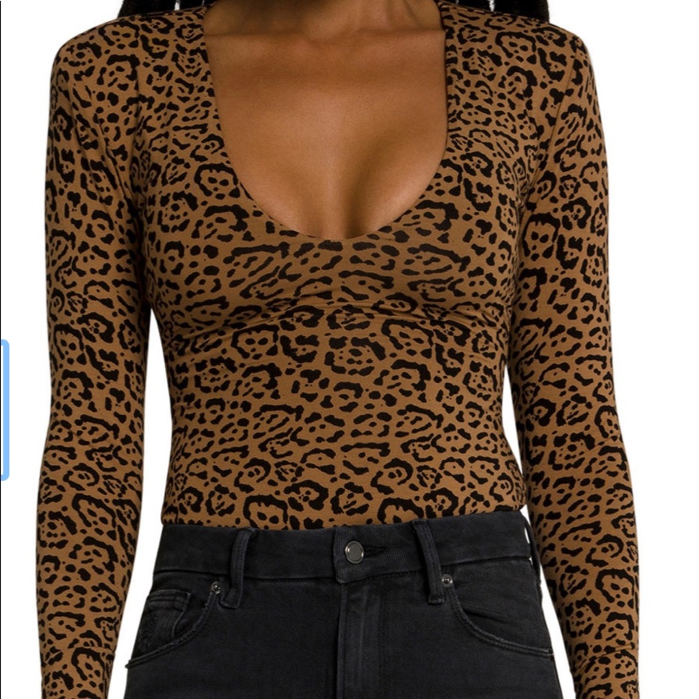 NWOT Good American low down deep scoop bodysuit